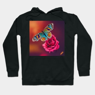 Rose Butterfly Hoodie